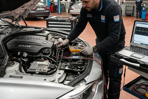Comprobación del sistema eléctrico de un vehículo
